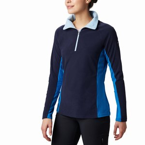 Columbia Glacial™ IV Half Zip Skinna Dam Marinblå/Blå (NHOPT9071)